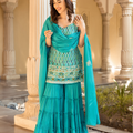 Nazreen Georgette Sharara Set