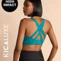 Kica Luxe Limitless High-Impact Sports Bra - Full Coverage Green