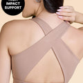 Crostini Full Coverage Sports Bra Beige