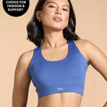 Strappy Mid-Impact Sports Bra with Removable Pads River