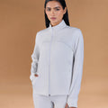Gym Training Jacket in Second SKN Fabric White