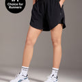 Kica Quick Dry Running Shorts Black