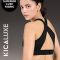 Luxe Crostini Full Coverage And High-Impact Sports Bra Black