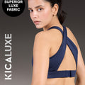 Luxe Crostini Full Coverage And High-Impact Sports Bra Navy Blue
