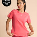 Kica Cotton Regular Fit Top With Flattering Hip Coverage Apple