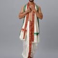 Men Silk Panchachakacham with Angavasthram 5K(8+4) Prasanthi