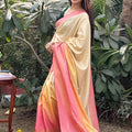Soft Silk Banarasi Ombre Print Party Wear Saree