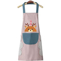 DOCAT Waterproof Deer Apron with Pockets for Cooking