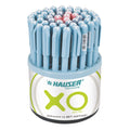 Hauser XO 0.7mm Ball Pen Pack, Sleek Design, Blue/Black/Red, 50 Pens