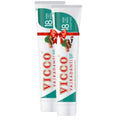 Vicco Vajradanti Sugar-Free Toothpaste 160g 2-Pack with 18 Ayurvedic Herbs