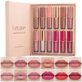 Handaiyan 12-Piece Matte Velvet Mini Liquid Lipstick Set for Women