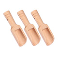Mini Wooden Spoons Set 3 Pcs for Bath Salts, Spices, Candy, Flour