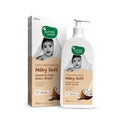 Mother Sparsh Baby Wash & Shampoo 400ml with Milk Protein & Shea Butter