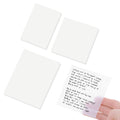 Shuttle Art Transparent Sticky Notes 50 Sheets - Waterproof Memo Pads