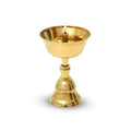 Shubhkart Brass Diya 110g for Puja Home Temple 8.1cm