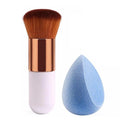 Blusher Brush & Beauty Blender Sponge Set by Sloane Foundation