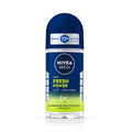 NIVEA Men Fresh Power Roll-On Deodorant 50ml - Long-Lasting Musk Fragrance
