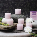 AuraDecor Lavender Scented Votive Candles Pack of 12 Long-Lasting 8-Hour Burn