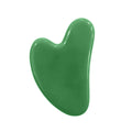 Ina Beauty Jade Gua Sha Heart Massager for Face Lift & Puffiness Reduction