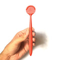 Ayurveda Dual Tongue Cleaner & Massager for Oral Care - Red