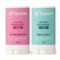 Bitamin Natural Strawbeary, Seasalt, Deodorant Teens