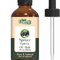 Organic Zing Spruce (Picea) Oil | Pure & Natural Essential Oil for Aroma, Diffusers, Hair Care & Massage