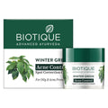 Biotique Winter Green Acne Spot Cream 15g - Luxury Blemish Control