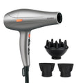 Agaro 2400W Pro Hair Dryer Silver with Diffuser & Cool Shot