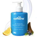 mCaffeine By the Blues Perfume Body Lotion for Brightening | 5% Niacinamide, Glutathione Detan | Aquatic-Woody Longlasting Fragrance | 72Hrs Moisturization | Lotion For Dry Skin, for Men & Women-300ml