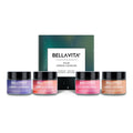 Bella Vita Organic Soy Wax Candle Set - Vanilla, Cinnamon, Lavender, Rose