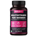 Boldfit Women's Multivitamin with Probiotics for Immunity & Skin - 60 Tabs