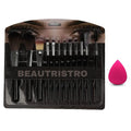 Beautristo 13-Piece Pro Makeup Brush Set with Blender Sponge