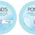 Pond's Oil-Free Gel Moisturizer with Hyaluronic Acid & Vitamin E, 2x200ml