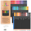 Wynhard 72-Color Oil Pencils Set for Adults & Kids Sketching & Shading