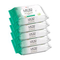 Lacto Calamine Facial Wipes Pack of 5 - Aloe, Cucumber, Vitamin E