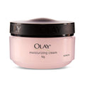 Olay Moisturizing Cream |Nourishing and moisturizing ingredients |All day moisture, Improves skin softness and smoothness |Suitable for Normal, Dry, Oily & Combination skin |50 gm