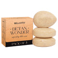 Bellavita De-Tan Wonder Soap | Pack of 3 | Exfoliating Face & Body Soap for Tan Removal | Enriched with Kojic Acid, Jojoba Oil & Alpha Arbutin | Paraben & Mineral Oil Free, 100g