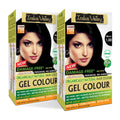 Indus Valley Natural Black Gel Hair Dye 2-Pack Ammonia-Free 100% Grey Coverage