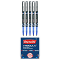 Reynolds Trimax Rollerball Pen Set, 5 Blue Pens, 0.5mm Tip, Ideal for Writing