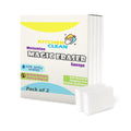 Magic Eraser Sponges for Kitchen & Bathroom - Chemical-Free, Pack of 2