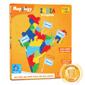 Mapology India Puzzle with State Capitals - 25-Piece Educational Toy
