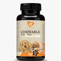 PetPetals Chewable Skin & Coat Tablets for Dog with Omega 3 Algal DHA, Biotin and Vitamin C for Skin Health & Shiny Coat | Chicken Flavour