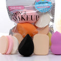 SUAKE 6-in-1 Beauty Blender Set for Makeup - Soft, Reusable, Multi-color