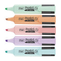 FLAIR Pastel 5 Shades Hi-lighter | Smudge Proof | Non-Toxic Ink | 5 Smoothing Colors