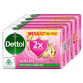 Dettol Skincare Soap with Argan Oil 750g Pack of 5 for Soft Skin