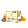 Khadi Chandan Haldi Herbal Soap Pack of 3 for Glowing Skin 375g