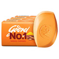 Godrej No.1 Sandal Turmeric Soap 150g, Long-Lasting Fragrance, 4-Pack