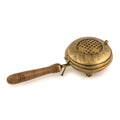 Gold Metal Dhoop Dani Loban Burner 4.3" Round