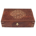 Nizalia Carved Motif Of Flora Handmade Jewellery Box - Limited Time Offer