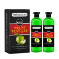 Siso Natural Black Hair Dye 500ml x 2 Ammonia-Free Vinegar Formula
